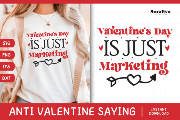 Anti Valentine SVG for Bold Blog Graphics