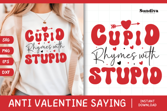 Anti Valentine SVG for Bold Graphics and Crafts