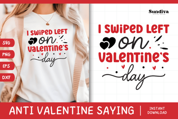 Anti Valentine SVG for Crafts and Graphics