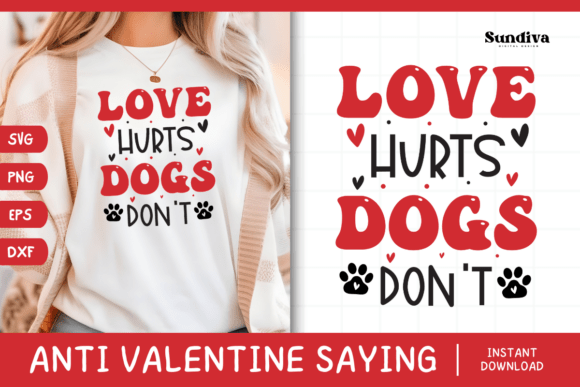 Anti Valentine SVG for Crafts and Graphics