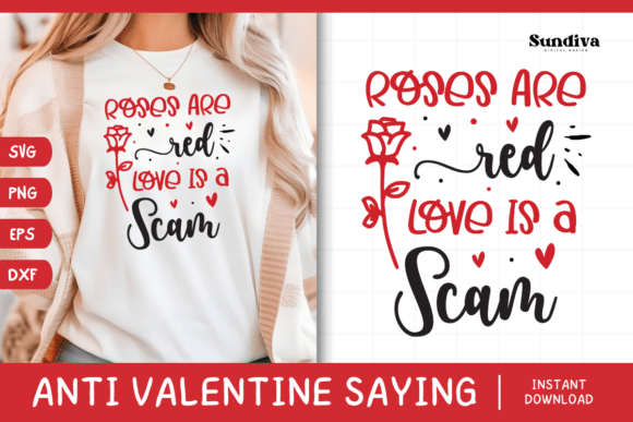 Anti Valentine SVG for Crafts and Graphics