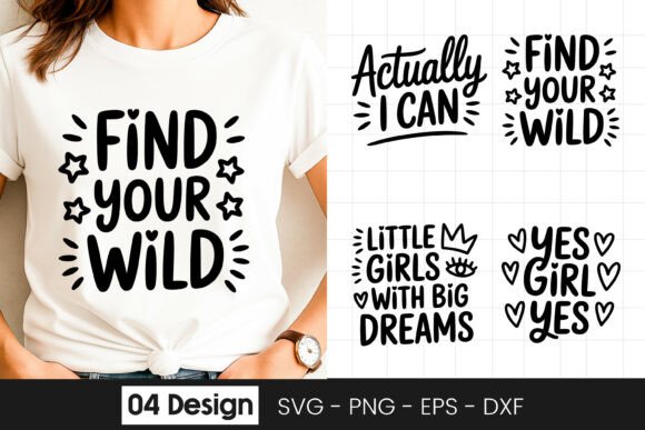 Find Your Wild Motivational Quote SVG for Crafts and Graphics