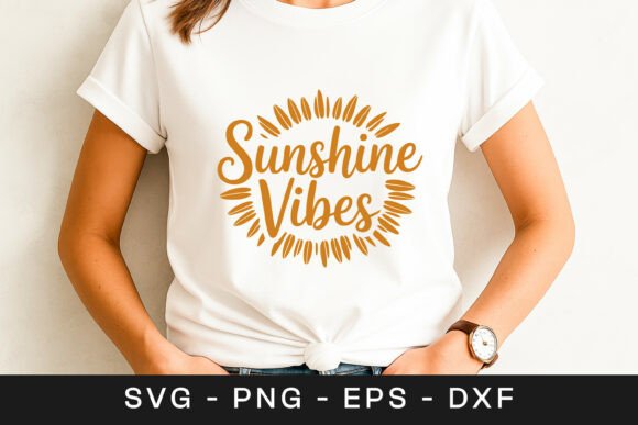 Sunshine Vibes Positive Quote SVG PNG: Crafts & Graphics Review